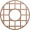 Ekena Millwork O'Neal Wood Fretwork Pierced Ceiling Medallion, Wood (Paint Grade), 26"OD x 9 1/2"ID x 3/8"T CMWP26X26X0375ONMF - alternate 1